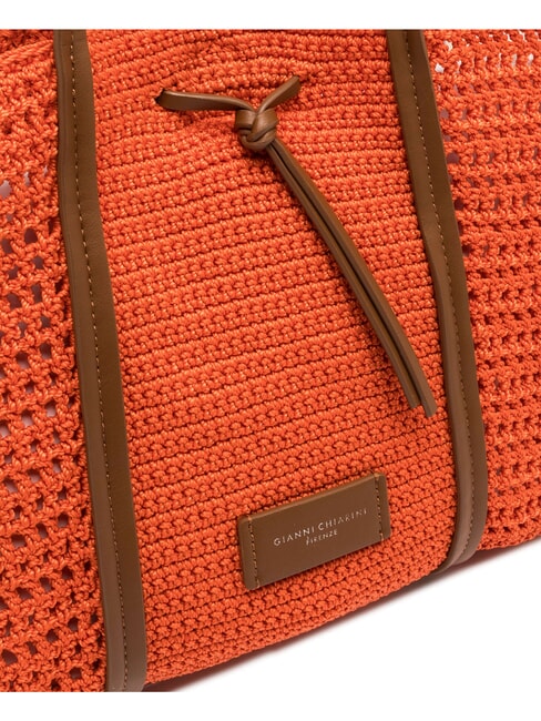 VICTORIA  Bolso de hombro coral - Bolsos Mujer