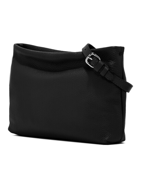BRENDA Bolso de piel con bandolera negro - Bolsos Mujer