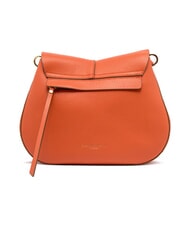GIANNI CHIARINI HELENA ROUND Bolso de piel con doble bandolera. coral - Bolsos Mujer - 4
