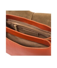 GIANNI CHIARINI HELENA ROUND Bolso de piel con doble bandolera. coral - Bolsos Mujer - 5