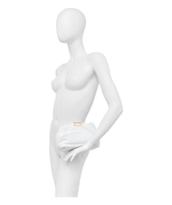 GIANNI CHIARINI PERLA Bolso de mano de piel con cadena blanco - Bolsos Mujer - 6