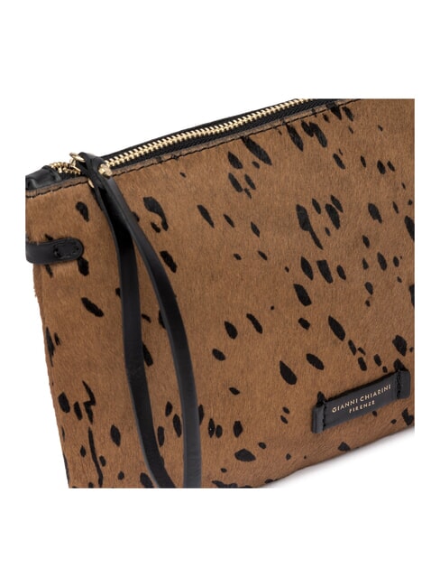 HERMY Bolso de hombro co&ntilde;ac-negro - Bolsos Mujer