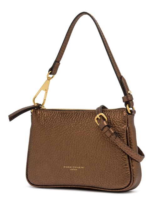 BROOKE Bolso bandolera en piel tostado - Bolsos Mujer