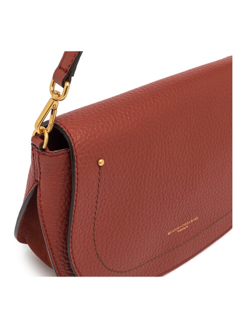 OLGA Bolso de hombro con correa para el hombro. rojo ladrillo - Bolsos Mujer