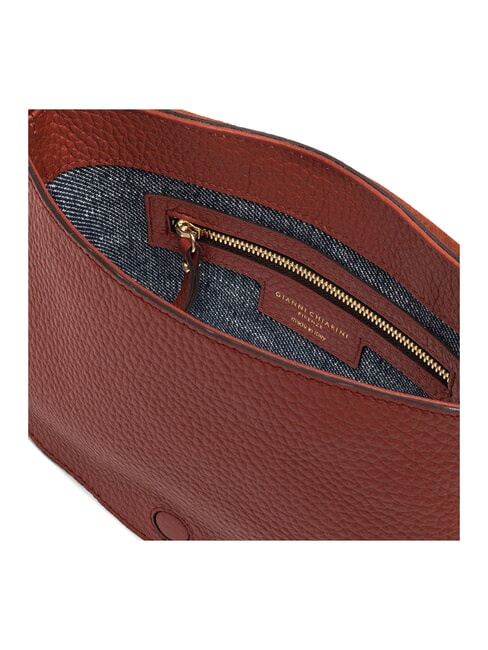 OLGA Bolso de hombro con correa para el hombro. rojo ladrillo - Bolsos Mujer