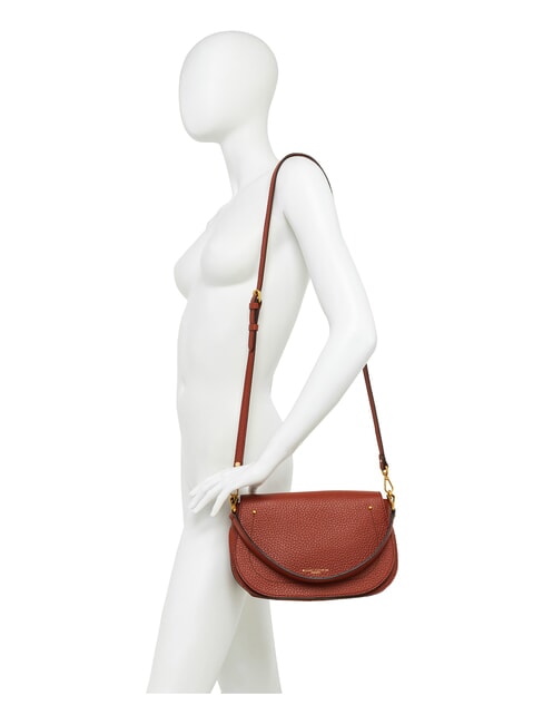 OLGA Bolso de hombro con correa para el hombro. rojo ladrillo - Bolsos Mujer