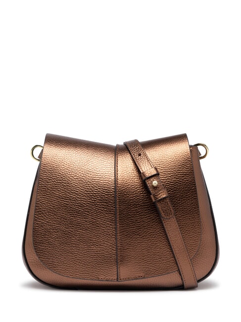 HELENA ROUND Bolso de hombro tostado - Bolsos Mujer