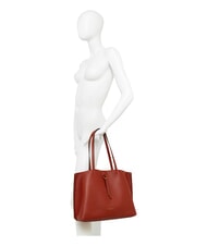 GIANNI CHIARINI EGLE Comprador de hombro rojo ladrillo - Bolsos Mujer - 6