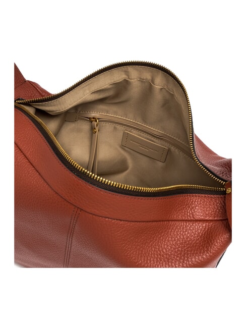GUIA Bolso de hombro / Mochila, piel rojo ladrillo - Bolsos Mujer