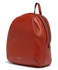 GIANNI CHIARINI EMANUELA Mochila de cuero rojo ladrillo - Bolsos Mujer - 2