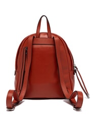 GIANNI CHIARINI EMANUELA Mochila de cuero rojo ladrillo - Bolsos Mujer - 3