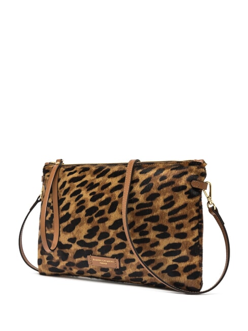 HERMY Bolso de hombro cuero de lince - Bolsos Mujer