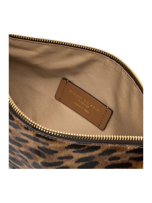 HERMY Bolso de hombro cuero de lince - Bolsos Mujer