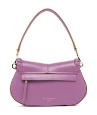 GIANNI CHIARINI HELENA ROUND Bolso de piel con solapa argyle p&uacute;rpura - Bolsos Mujer - 3