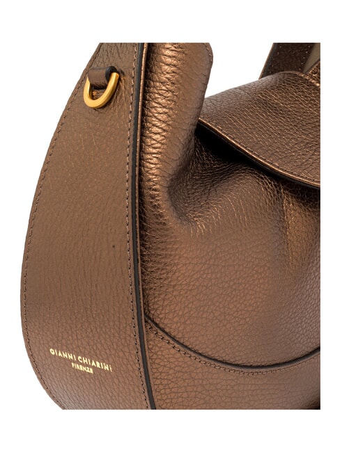 EDITH Bolso de hombro de piel tostado - Bolsos Mujer