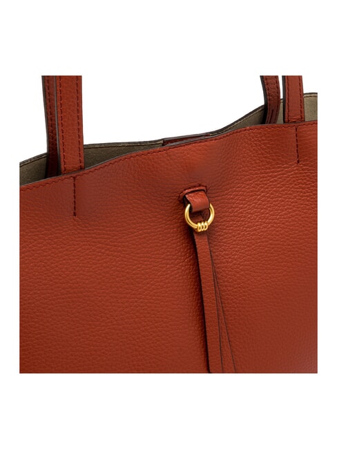 EGLE Bolsa de compras de cuero rojo ladrillo - Bolsos Mujer