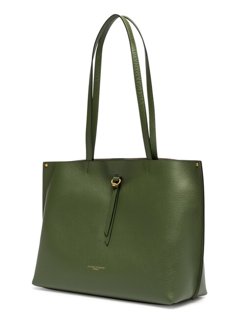 EGLE Bolsa de compras de cuero fuego profundo - Bolsos Mujer