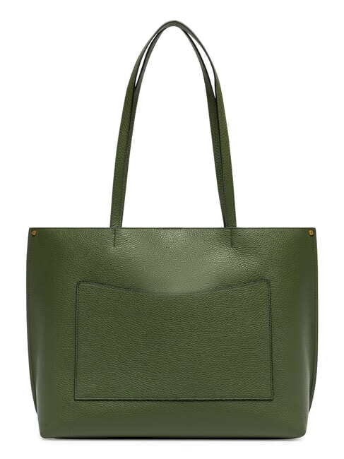 EGLE Bolsa de compras de cuero fuego profundo - Bolsos Mujer