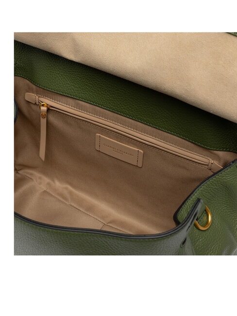 OTTAVIA Bolso de cuero fuego profundo - Bolsos Mujer