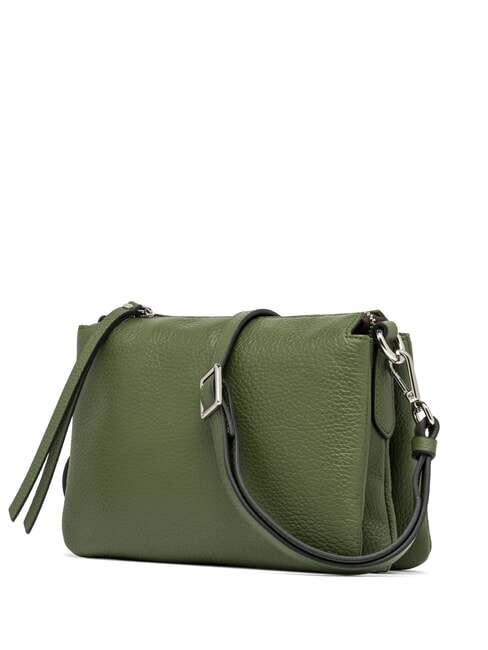 THREE  Mini bolso bandolera, en piel. fuego profundo - Bolsos Mujer