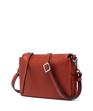 GIANNI CHIARINI THREE  Mini bolso bandolera, en piel. rojo ladrillo - Bolsos Mujer - 2