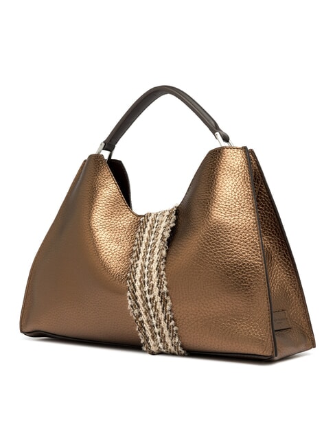 AURORA Bolso de hombro tostada-t.moro - Bolsos Mujer