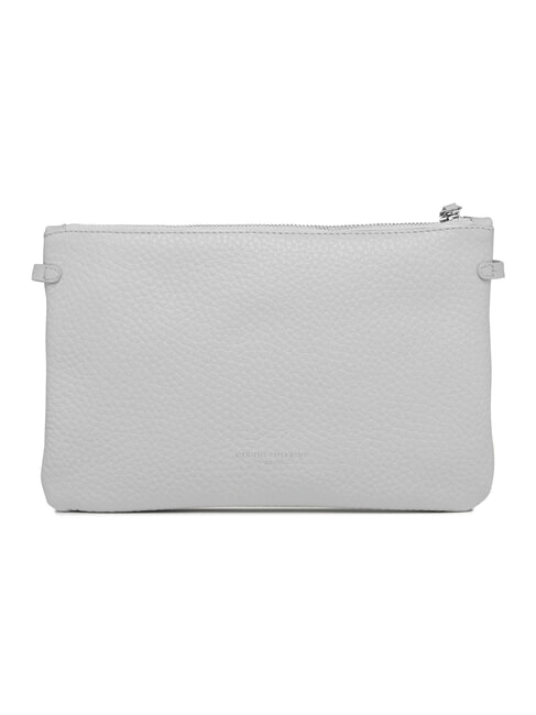 HERMY Bolso de mano de piel con correa para el hombro castor de tiza de hielo - Bolsos Mujer