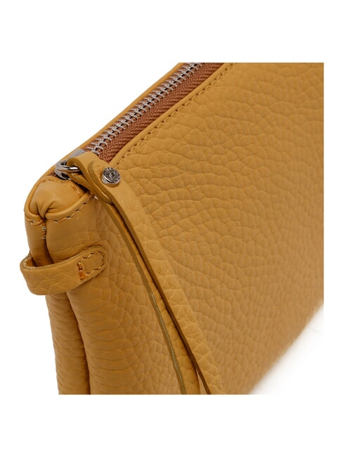 HERMY Bolso de mano de piel con correa para el hombro castor &aacute;mbar dorado - Bolsos Mujer