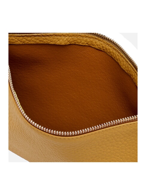 HERMY Bolso de mano de piel con correa para el hombro castor &aacute;mbar dorado - Bolsos Mujer