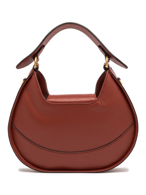 EDITH Bolso de piel con correa para el hombro rojo ladrillo - Bolsos Mujer
