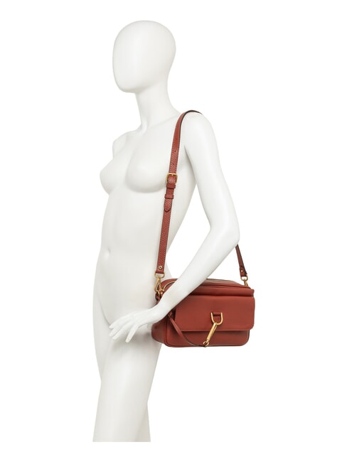 MARISOL Bolso de hombro, de piel rojo ladrillo - Bolsos Mujer
