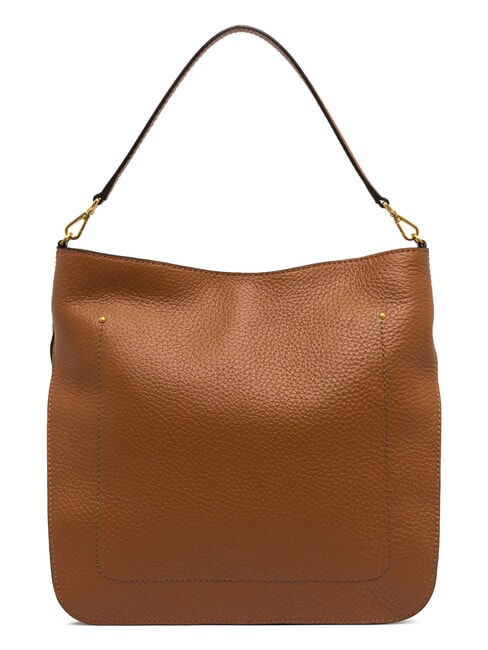 OLGA Bolso bandolera de piel con bandolera CUERO - Bolsos Mujer