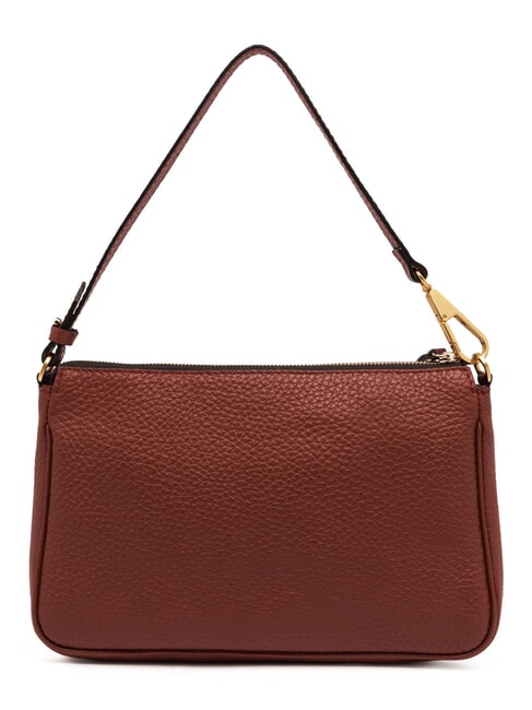 BROOKE Bolso bandolera de piel rojo ladrillo - Bolsos Mujer