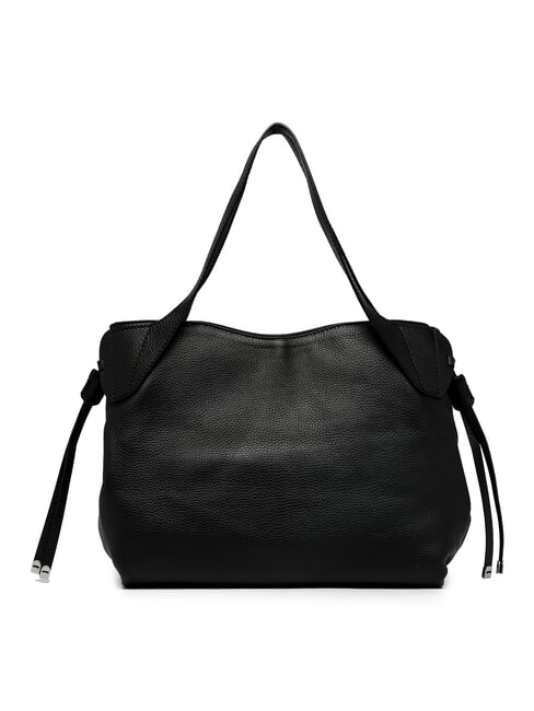 RITA Bolso de hombro de piel negro - Bolsos Mujer