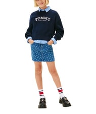 TOMMY HILFIGER TH Jersey de cuello redondo para ni&ntilde;a cielo del desierto - Su&eacute;teres para ni&ntilde;os - 2