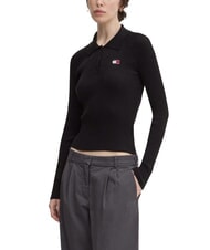 TOMMY HILFIGER TH JEANS Camisa de manga larga negro - Su&eacute;teres de mujer - 4