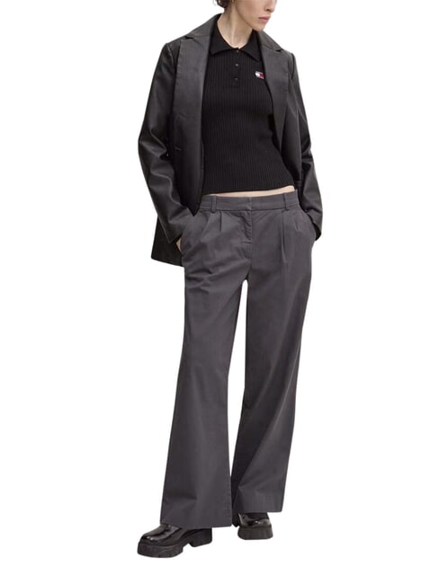 TH JEANS Camisa de manga larga negro - Su&eacute;teres de mujer