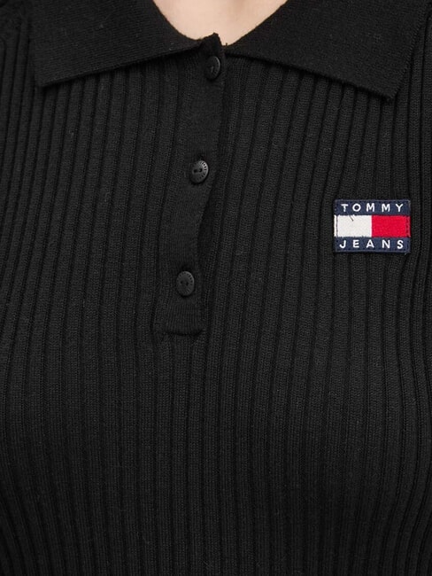 TH JEANS Camisa de manga larga negro - Su&eacute;teres de mujer