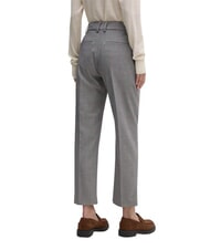 TOMMY HILFIGER TH Pantalones de corte ajustado, estilo cl&aacute;sico. Comprobaci&oacute;n global de stp/s/ textura h gris - Pantalones de mujer - 2