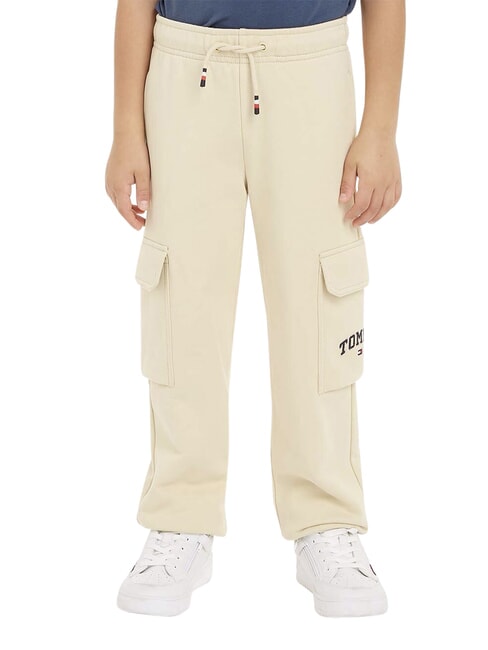 TH Pantalones de ni&ntilde;o con bolsillos marfil de campo - pantalones para ni&ntilde;os