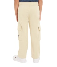 TOMMY HILFIGER TH Pantalones de ni&ntilde;o con bolsillos marfil de campo - pantalones para ni&ntilde;os - 4