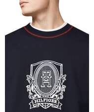 TOMMY HILFIGER TH Sudadera de algod&oacute;n de manga larga cielo del desierto - Sudaderas - 4