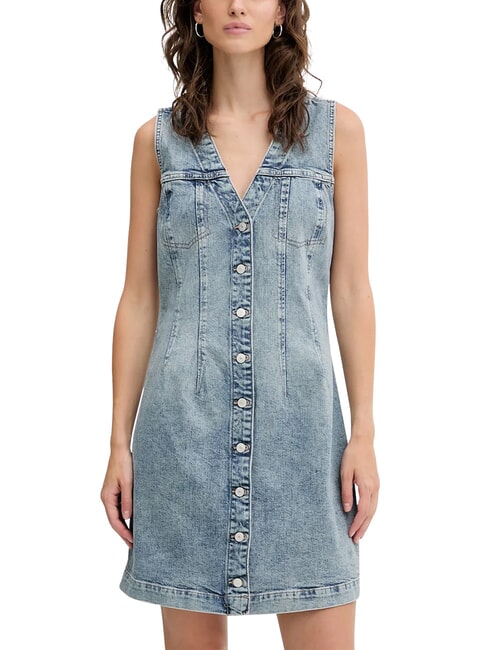 TH JEANS vestido vaquero dril - Ropa de mujer