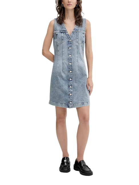 TH JEANS vestido vaquero dril - Ropa de mujer