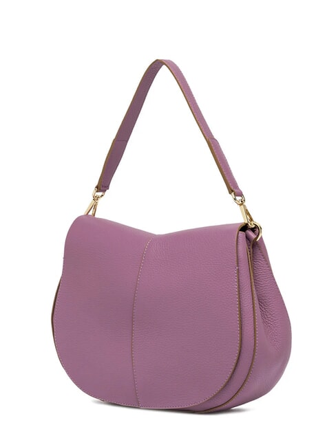 HELENA ROUND Bolso de piel con bandolera de cuerda. argyle p&uacute;rpura - Bolsos Mujer