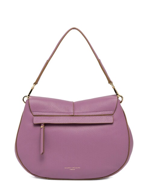 HELENA ROUND Bolso de piel con bandolera de cuerda. argyle p&uacute;rpura - Bolsos Mujer