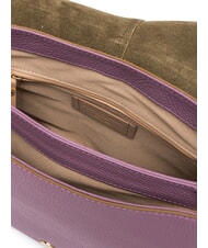 GIANNI CHIARINI HELENA ROUND Bolso de piel con bandolera de cuerda. argyle p&uacute;rpura - Bolsos Mujer - 4