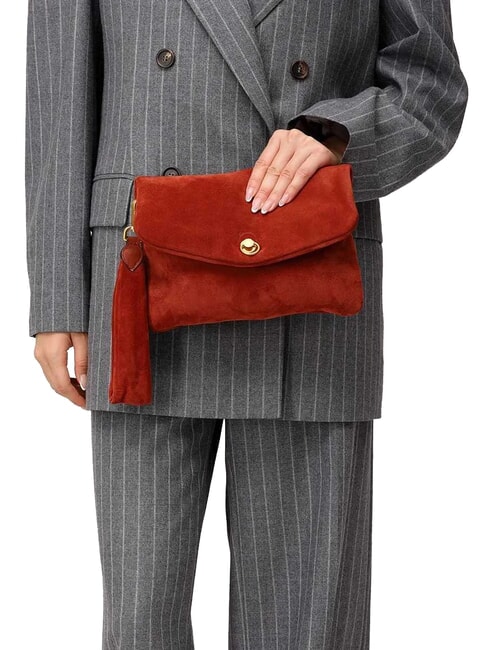 MIREA Bolso de hombro rojo ladrillo - Bolsos Mujer