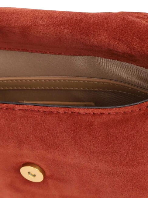 MIREA Bolso de hombro rojo ladrillo - Bolsos Mujer