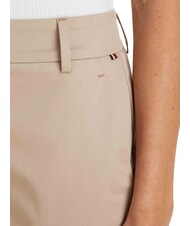 TOMMY HILFIGER TH Pantalones de algod&oacute;n beige - Pantalones de mujer - 4